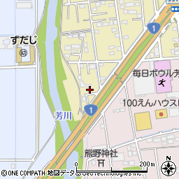 静岡県浜松市中央区芳川町908周辺の地図