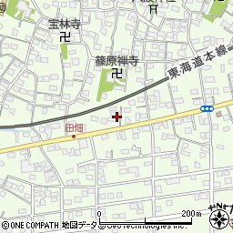 静岡県浜松市中央区篠原町4012周辺の地図