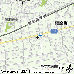 静岡県浜松市中央区篠原町11985周辺の地図
