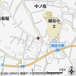 愛知県豊橋市細谷町中ノ島周辺の地図