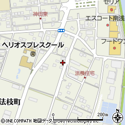 静岡県浜松市中央区法枝町59周辺の地図