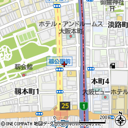 麺乃國西天満店周辺の地図