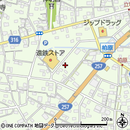 静岡県浜松市中央区篠原町21544周辺の地図