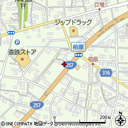 静岡県浜松市中央区篠原町21577周辺の地図