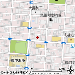 大阪府大阪市城東区東中浜5丁目8周辺の地図