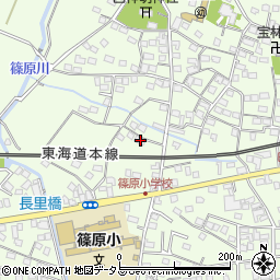 静岡県浜松市中央区篠原町9532周辺の地図