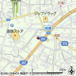 静岡県浜松市中央区篠原町21575周辺の地図