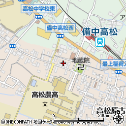 岡山県岡山市北区高松原古才282周辺の地図