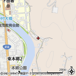 静岡県下田市中417-1周辺の地図