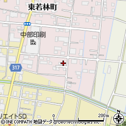 静岡県浜松市中央区東若林町1548周辺の地図