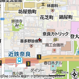オークホステル奈良周辺の地図