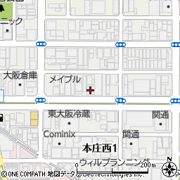 オノマシン大阪支店周辺の地図
