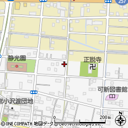 静岡県浜松市中央区小沢渡町1257周辺の地図