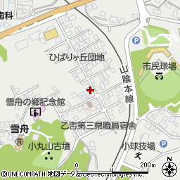 島根県益田市乙吉町502-5周辺の地図