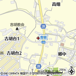 愛知県田原市吉胡町郷中189周辺の地図
