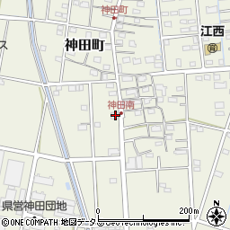 静岡県浜松市中央区神田町1057周辺の地図