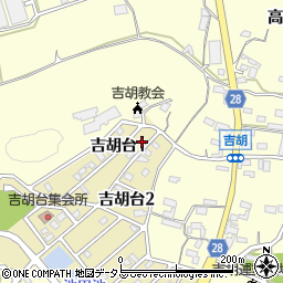 愛知県田原市吉胡台1丁目63周辺の地図