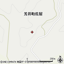 岡山県井原市芳井町佐屋267周辺の地図