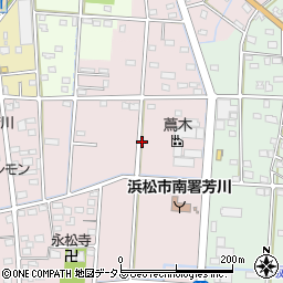 静岡県浜松市中央区四本松町周辺の地図