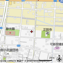 静岡県浜松市中央区小沢渡町1252周辺の地図