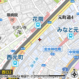 つるてん西店周辺の地図