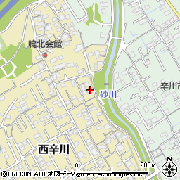 岡山県岡山市北区西辛川879-1周辺の地図