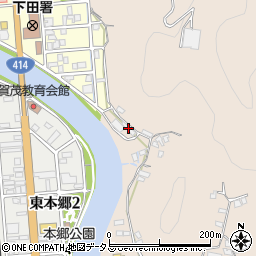 静岡県下田市中417-2周辺の地図