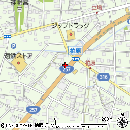 静岡県浜松市中央区篠原町21579周辺の地図