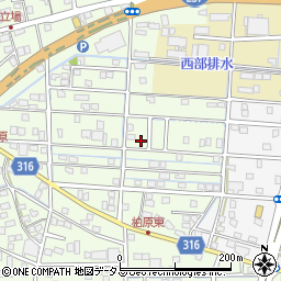 静岡県浜松市中央区篠原町21795周辺の地図