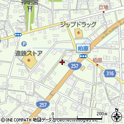 静岡県浜松市中央区篠原町21574周辺の地図