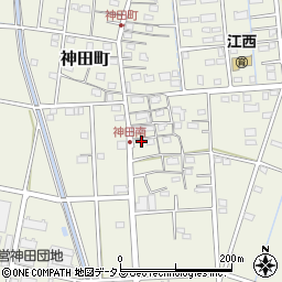 静岡県浜松市中央区神田町878周辺の地図