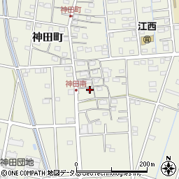 静岡県浜松市中央区神田町879周辺の地図