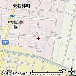 静岡県浜松市中央区東若林町1561周辺の地図