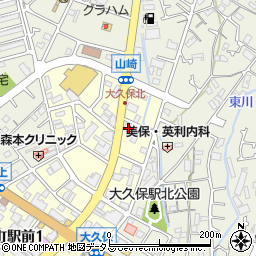 ごちそう村 大久保店周辺の地図