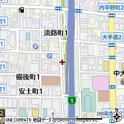 ニュー上海周辺の地図
