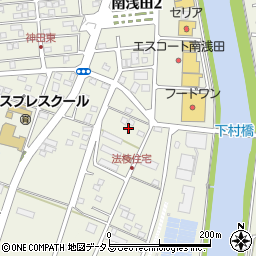 静岡県浜松市中央区法枝町19周辺の地図