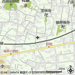 静岡県浜松市中央区篠原町9442周辺の地図