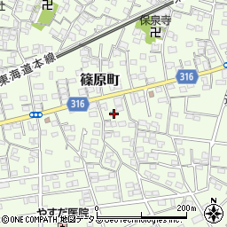 静岡県浜松市中央区篠原町12011周辺の地図