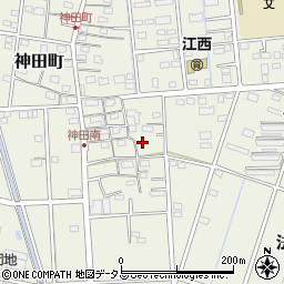 静岡県浜松市中央区神田町735周辺の地図