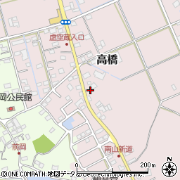 静岡県菊川市高橋3822周辺の地図