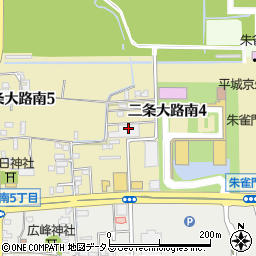旭パッキング工業株式会社　奈良工場周辺の地図