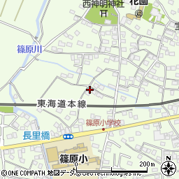 静岡県浜松市中央区篠原町9533周辺の地図