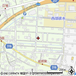静岡県浜松市中央区篠原町21794周辺の地図