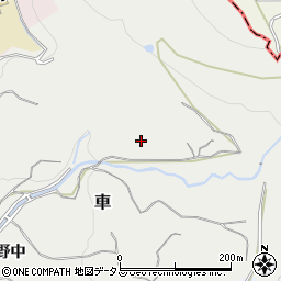 兵庫県神戸市須磨区車（中山ノ田）周辺の地図