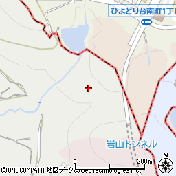兵庫県神戸市須磨区車（猪戸岩山）周辺の地図
