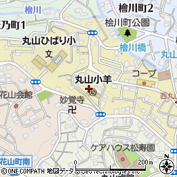 兵庫県神戸市長田区西丸山町2丁目3周辺の地図