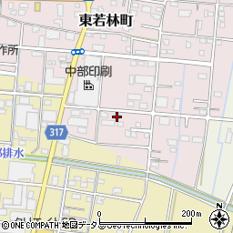 静岡県浜松市中央区東若林町1529周辺の地図