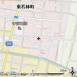 静岡県浜松市中央区東若林町1547周辺の地図