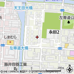 大阪市放出下水処理場周辺の地図