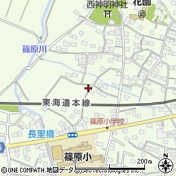 静岡県浜松市中央区篠原町9618周辺の地図